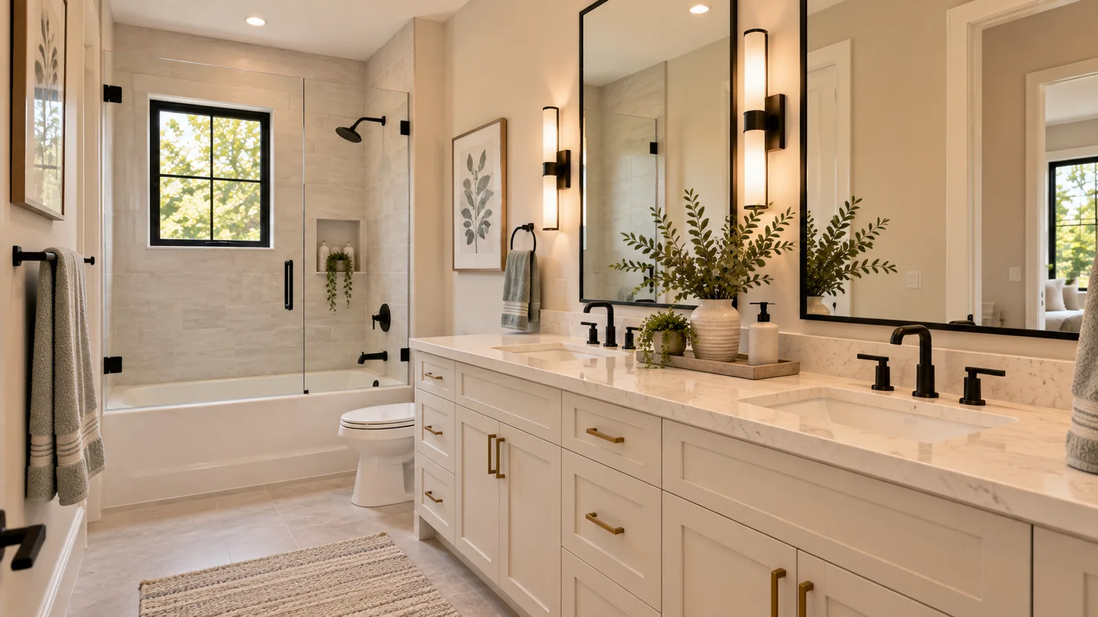 Hall bath